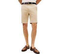 Tommy Hilfiger Pantalón Chino Corto Hombre Denton Twill con cinturón extraíble, Beige (Sandalwood), 40W