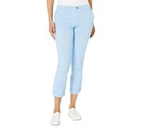 Tommy Hilfiger Pantalón Chino Hampton de Ajuste Relajado (Talla estándar y Grande), Brisa, 42 para Mujer