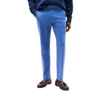 Tommy Hilfiger Pantalón Chino Hombre Core Harlem Essential Twill Relaxed Fit, Azul (Angora Blue), 30W/28L