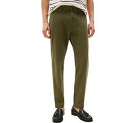 Tommy Hilfiger Pantalón Chino Hombre Core Harlem Essential Twill Relaxed Fit, Verde (Dark Greenery), 33W/34L
