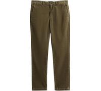 Tommy Hilfiger Pantalón Chino Hombre Denton Corduroy Straight Fit, Verde (Battle Green), 32W/28L