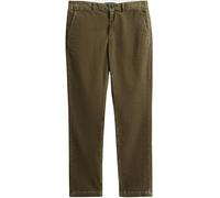Tommy Hilfiger Pantalón Chino Hombre Denton Corduroy Straight Fit, Verde (Battle Green), 40W/34L