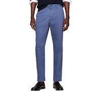 Tommy Hilfiger Pantalón Chino Hombre Tapered Fit, Azul (Aegean Sea), 33W/28L