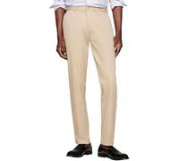 Tommy Hilfiger Pantalón Chino Hombre Tapered Fit, Beige (Batique Khaki), 28W/28L