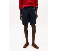 TOMMY HILFIGER Pantalón corto de jogging con bandera bordada TERRY. Color Azul Marino