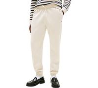 Tommy Hilfiger Pantalón de chándal Hombre Essential Fleece con cordón, Beige (Heathered Oatmilk), S