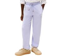 Tommy Hilfiger Pantalón de chándal Infantil Unisex Mini Corp con cordón, Negro (Periwinkle Dusk), 7 Años