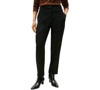 Tommy Hilfiger Pantalón de Tela Mujer Punto Slim Straight Fit, Negro (Black), 46