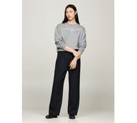 Tommy Hilfiger Pantalón de Tela Mujer Relaxed Fit Business Pantalones, Azul (Desert Sky), 34