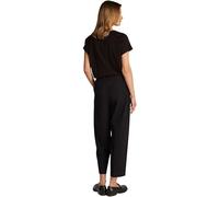 Tommy Hilfiger Pantalón de Tela Mujer Stretch Tapered tobillero, Negro (Black), 36