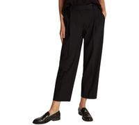Tommy Hilfiger Pantalón de tela Mujer Stretch Tapered tobillero, Negro (Black), 38