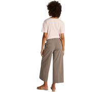 Tommy Hilfiger Pantalón de Tela Mujer Wide Leg Crop tobillero, Marrón (Tundra Brown), 42W