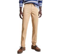 Tommy Hilfiger Pantalones Chino para Hombre Bleecker 1985 Algodón Pima, Verde (Classic Khaki), 34W/29L