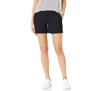 Tommy Hilfiger Pantalones Cortos Casuales para Mujer, Azul Marino, 34