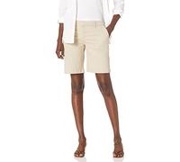 Tommy Hilfiger Pantalones Cortos Casuales para Mujer, Caqui, 38