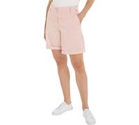 Tommy Hilfiger Pantalones Cortos para Mujer Chino Short, Rosa (Whimsy Pink), 44
