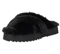 Tommy Hilfiger Pantuflas prémium con correa para mujer Fw0fw07330, Black, 36 EU