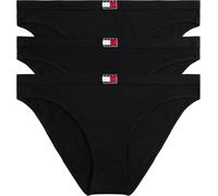 Tommy Hilfiger Paquete de 3 Bikinis para Mujer (Tallas ext.) UW0UW06141 Brief, Amarillo (Negro/Negro/Negro), XS