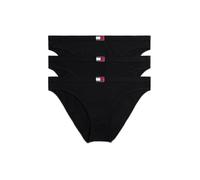 Tommy Hilfiger Paquete de 3 Bikinis para Mujer (Tallas ext.) UW0UW06141 Brief, Amarillo (Negro/Negro/Negro), XS