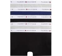 Tommy Hilfiger Paquete de 5 Calzoncillos para niño, UB0UB00601, Color Beige (Gris Jaspeado/Azul Marino/Negro), 6-7 años