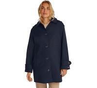 Tommy Hilfiger Parka Mujer Cotton Hood Gabardina, Azul (Desert Sky), 38