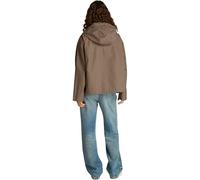 Tommy Hilfiger Parka Mujer Cotton Nylon Short con capucha, Marrón (Tundra Brown), 32