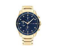 Tommy Hilfiger Reloj Analógico de Cuarzo Multifunción para Hombre con Correa de Acero Inoxidable de Color Dorado - 1791834