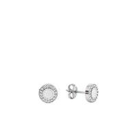 TOMMY HILFIGER Pendientes marino / plata / transparente / blanco, Talla One Size