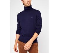 Tommy Hilfiger Pima Org Ctn Cashmere Roll Neck L Azul