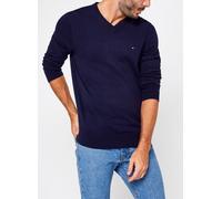 Tommy Hilfiger Pima Org Ctn Cashmere V Neck L Azul
