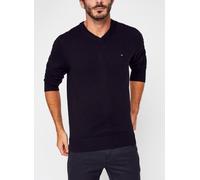 Tommy Hilfiger Pima Org Ctn Cashmere V Neck L Negro