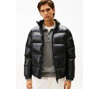 TOMMY HILFIGER Plumífero brillante sin capucha. Color Negro