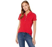 Tommy Hilfiger Plus Size Short Sleeve Polo Scarlet 2X