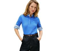 Tommy Hilfiger Polo 1985 REG Piqué SS WW0WW43224 S/S para Mujer, Azul (Fascinante Azul), L, Azul (Azul Fascinante), L