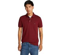 Tommy Hilfiger Polo 1985 Slim MW0MW17771 S/S para Hombre, Color Morado, Talla M, Morado (Rojo Profundo), M