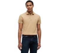 Tommy Hilfiger Polo Ajustado 1985 MW0MW17771 S/S para Hombre, Color marrón (Sahara Heather), XL