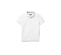 Tommy Hilfiger Polo de Manga Corta Chicos de algodón orgánico, Blanco (Bright White), 12 Meses