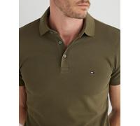 Tommy Hilfiger Polo básico de hombre slim fit verde de manga corta. Verde cadete 6/XXL