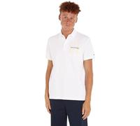 Tommy Hilfiger Polo Boucle H Embro Reg S/S para Hombre, Blanco, L, Blanco, L