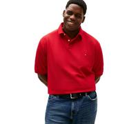 Tommy Hilfiger Polo BT -1985 Regular -B MW0MW43017 S/S para Hombre, Rojo, XXL_Plus, Rojo (Rojo Medio), XXL Grande