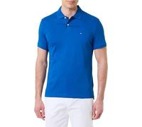 Tommy Hilfiger Polo de algodón líquido REG Seasonal MW0MW39994 S/S para Hombre, Azul, L, Azul (Índigo Vibrante), L