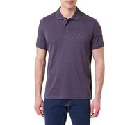 Tommy Hilfiger Polo de algodón líquido REG Seasonal MW0MW39994 S/S para Hombre, Morado, XXL, Morado (Mulberry Haze Heather), XXL