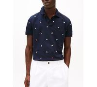 Tommy Hilfiger Polo de caballero con bordado de banderas. Azul marino 5/XL