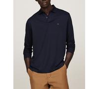 Tommy Hilfiger Polo de hombre manga larga en calidad Liquid cotton. Azul marino 2XL