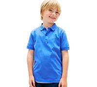 Tommy Hilfiger Polo de Manga Corta Chicos Interlock Regular Fit, Azul (Empire Blue), 16 Años