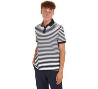 Tommy Hilfiger Polo de Manga Corta Hombre 1985 Regular Fit, Azul (Desert Sky/White), XS