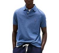 Tommy Hilfiger Polo de Manga Corta Hombre 1985 Regular Fit, Azul (Faded Indigo Heather), XS