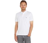 Tommy Hilfiger Polo de Manga Corta Hombre 1985 Regular Fit, Blanco (White), L