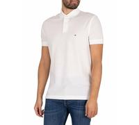 Tommy Hilfiger Polo de Manga Corta Hombre 1985 Regular Fit, Blanco (White), XXL
