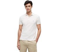 Tommy Hilfiger Polo de Manga Corta Hombre 1985 Slim Fit, Marfil (Ivory Petal), XL